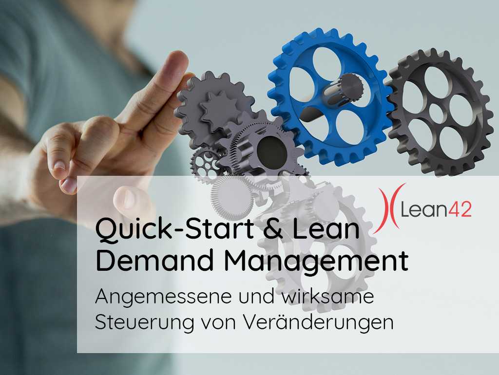 Quick-Start & Lean Demand Management Angemessene und wirksame Steuerung von Veränderungen