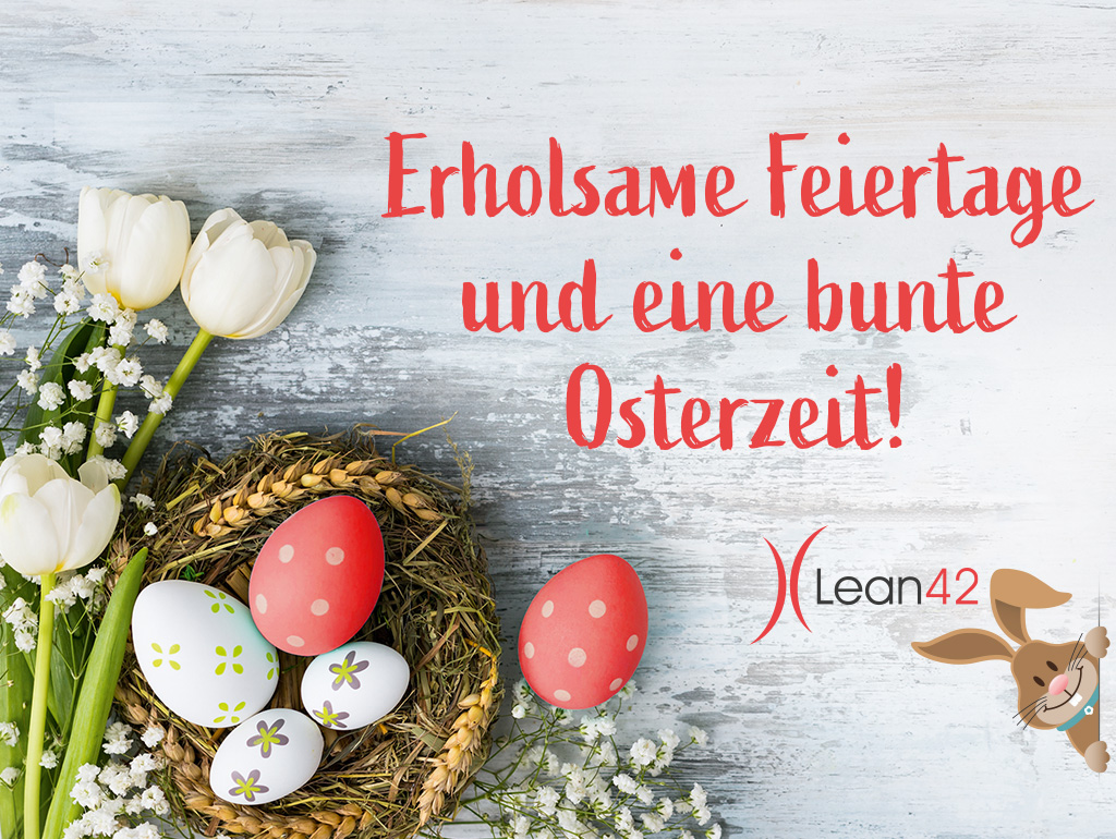 Erholsame Feiertage und eine bunte Osterzeit!